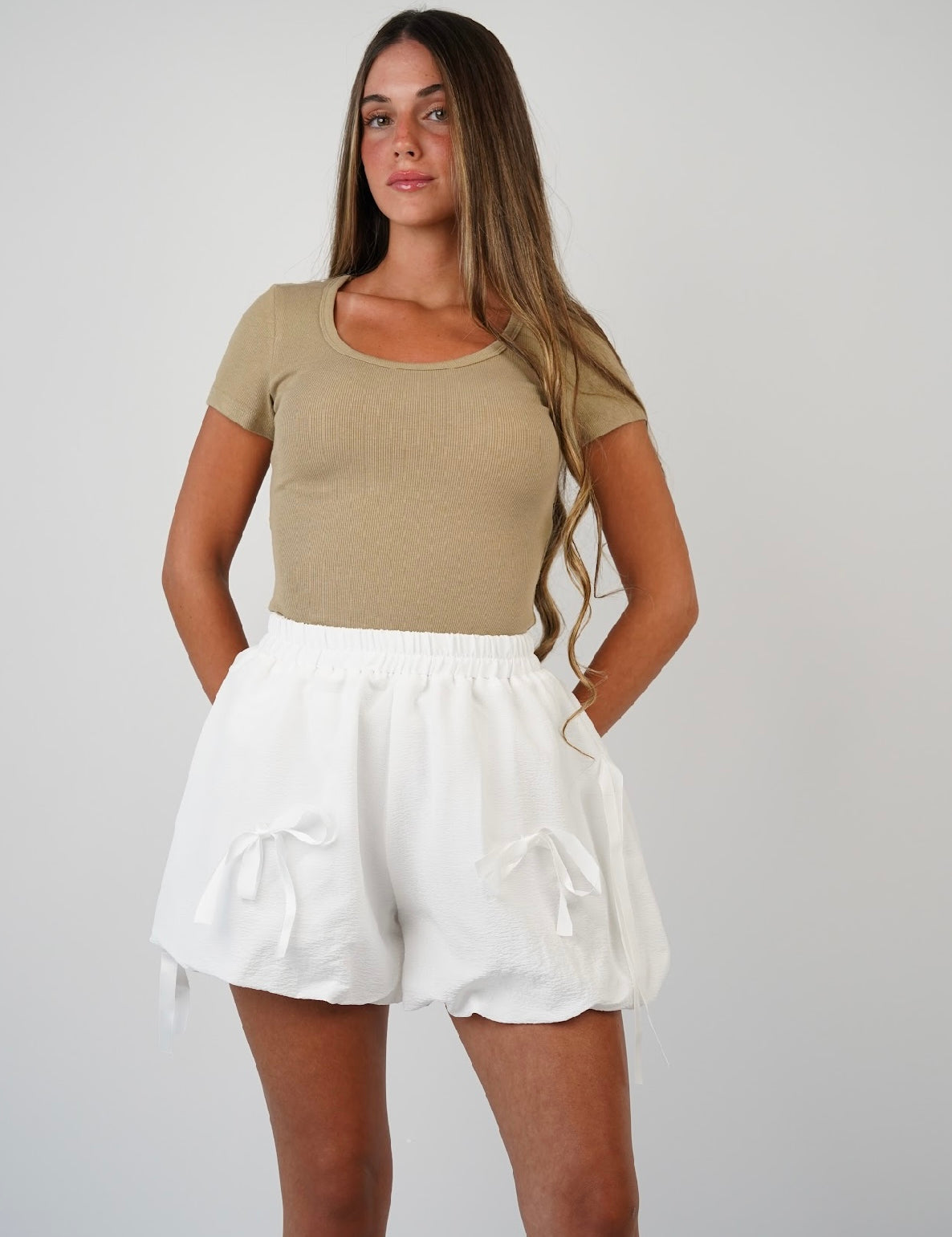 Zoe Ribbed T Shirt