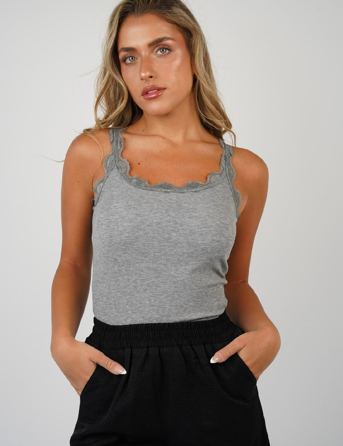 Grace Ribbed Tank top