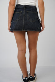Morgan Denim Mini Skirt