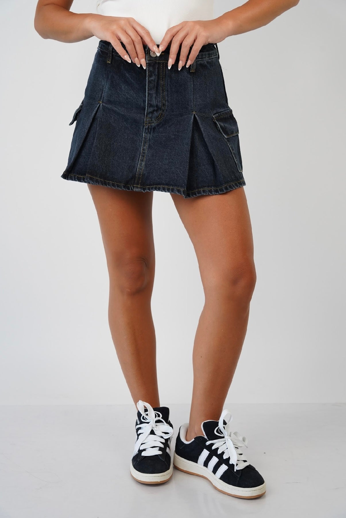 Morgan Denim Mini Skirt