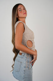 Jade A Symmetrical Tank Top