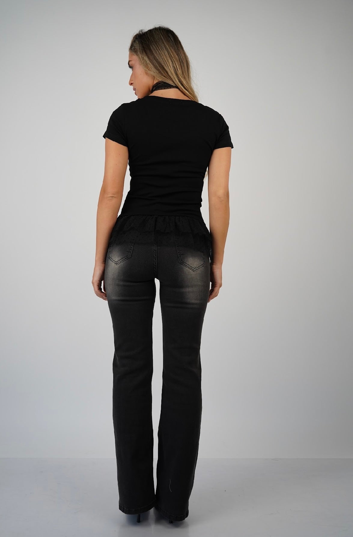 Noel Graphic Vintage Washed Jeans