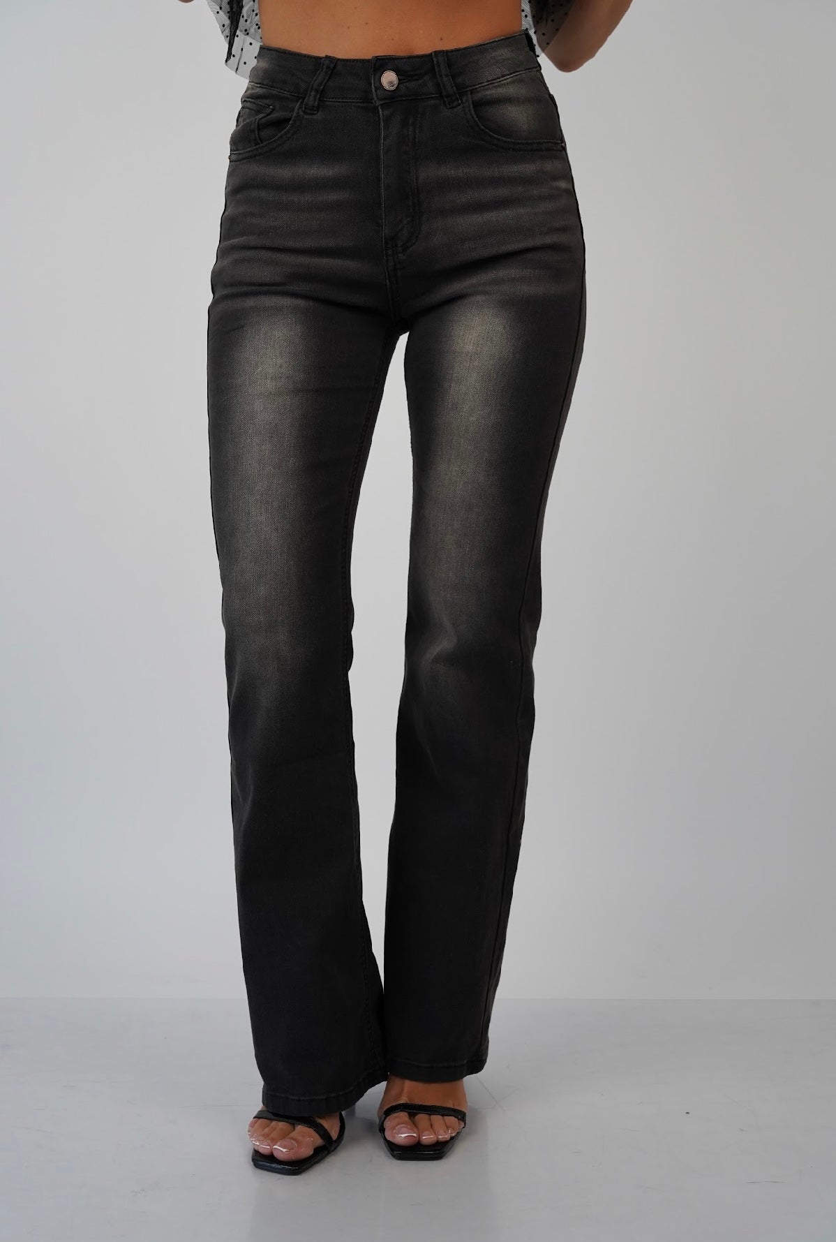 Noel Graphic Vintage Washed Jeans