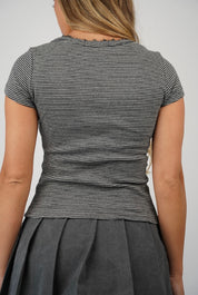 Aria Buttons T Shirt