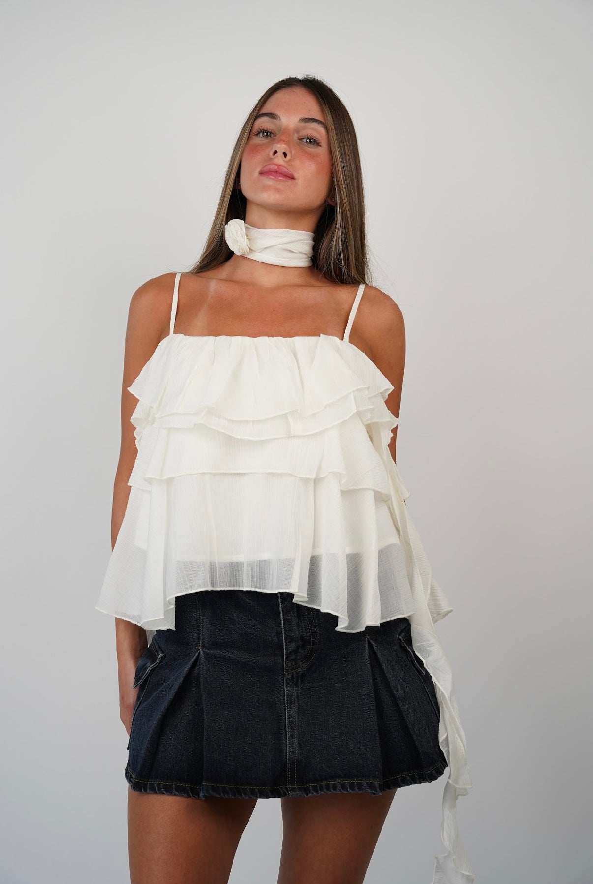 Dakota Chiffon Tank Top
