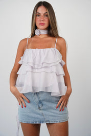 Dakota Chiffon Tank Top