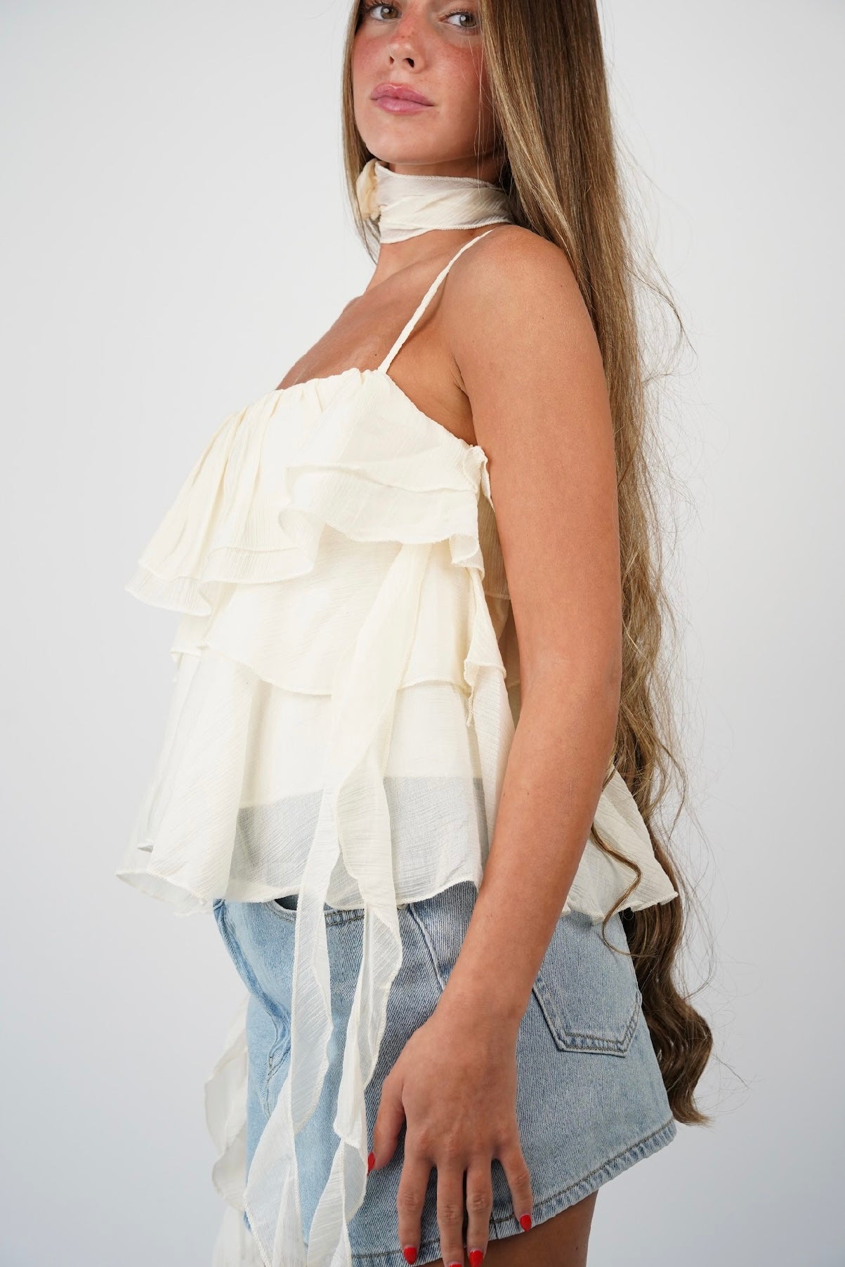 Dakota Chiffon Tank Top