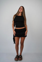 James Mini Skirt Suit