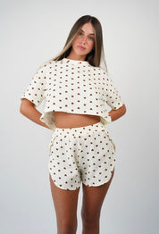 Leo Hearts Pajama Set