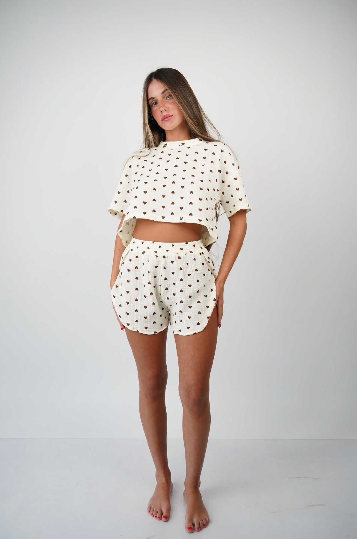 Leo Hearts Pajama Set