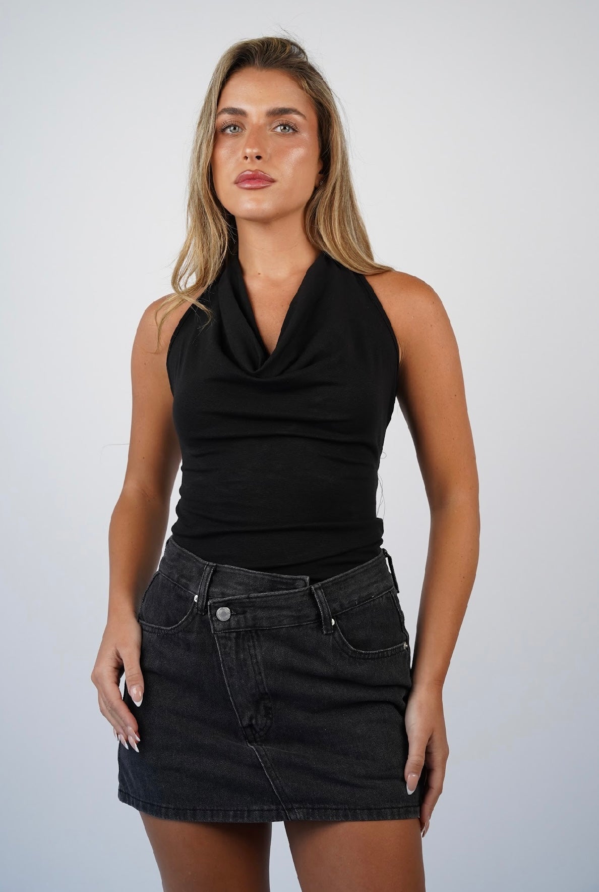 Angel Back Neckline Tank Top