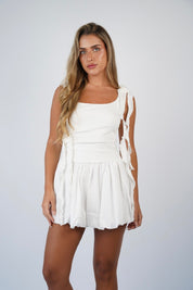 Aurora Flowers Mini Dress