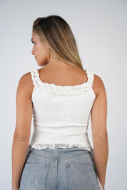 Sky Lace Straps Tank Top