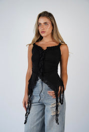 Sky Lace Straps Tank Top
