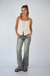 Noel Graphic Vintage Washed Jeans