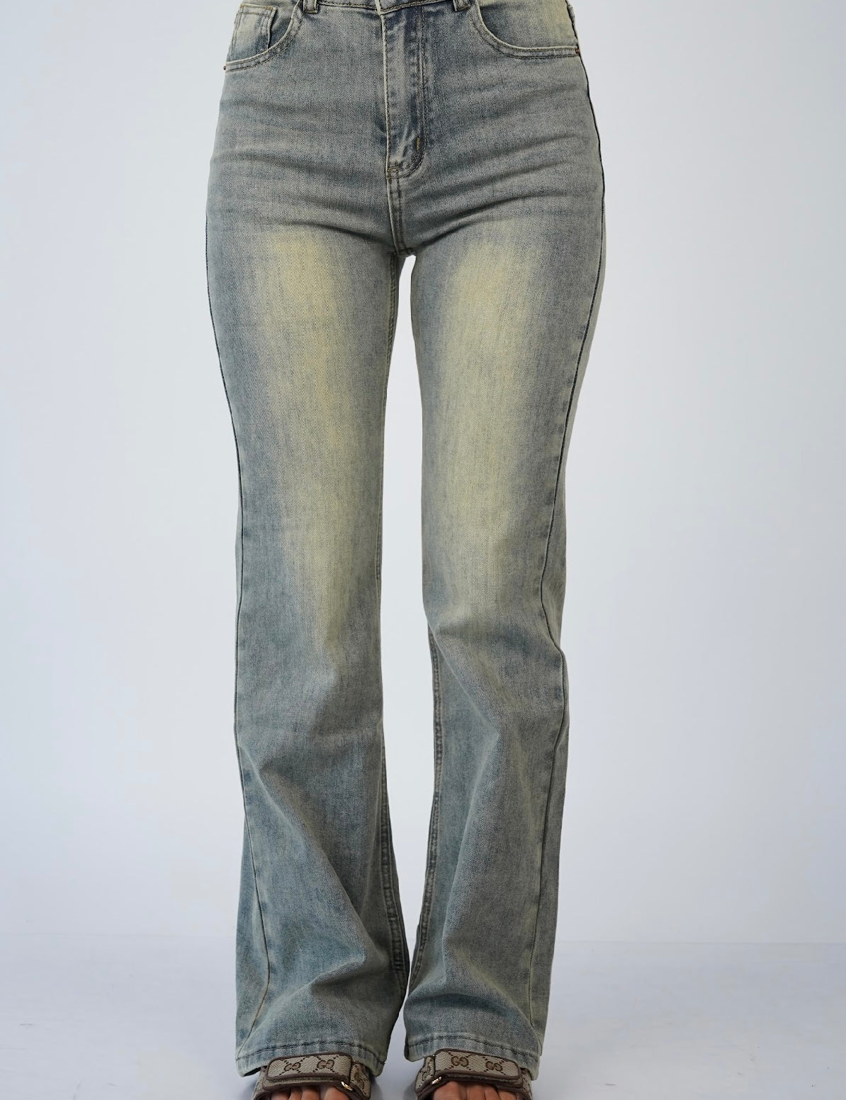 Noel Graphic Vintage Washed Jeans