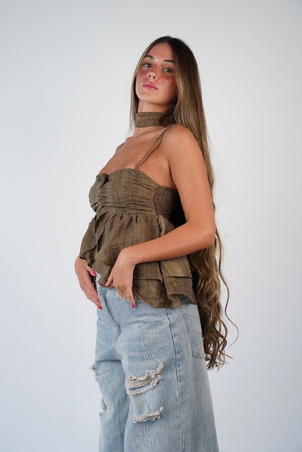 Poppy Flower Tank Top