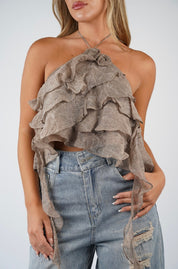 Madeleine Back Tie Tank Top