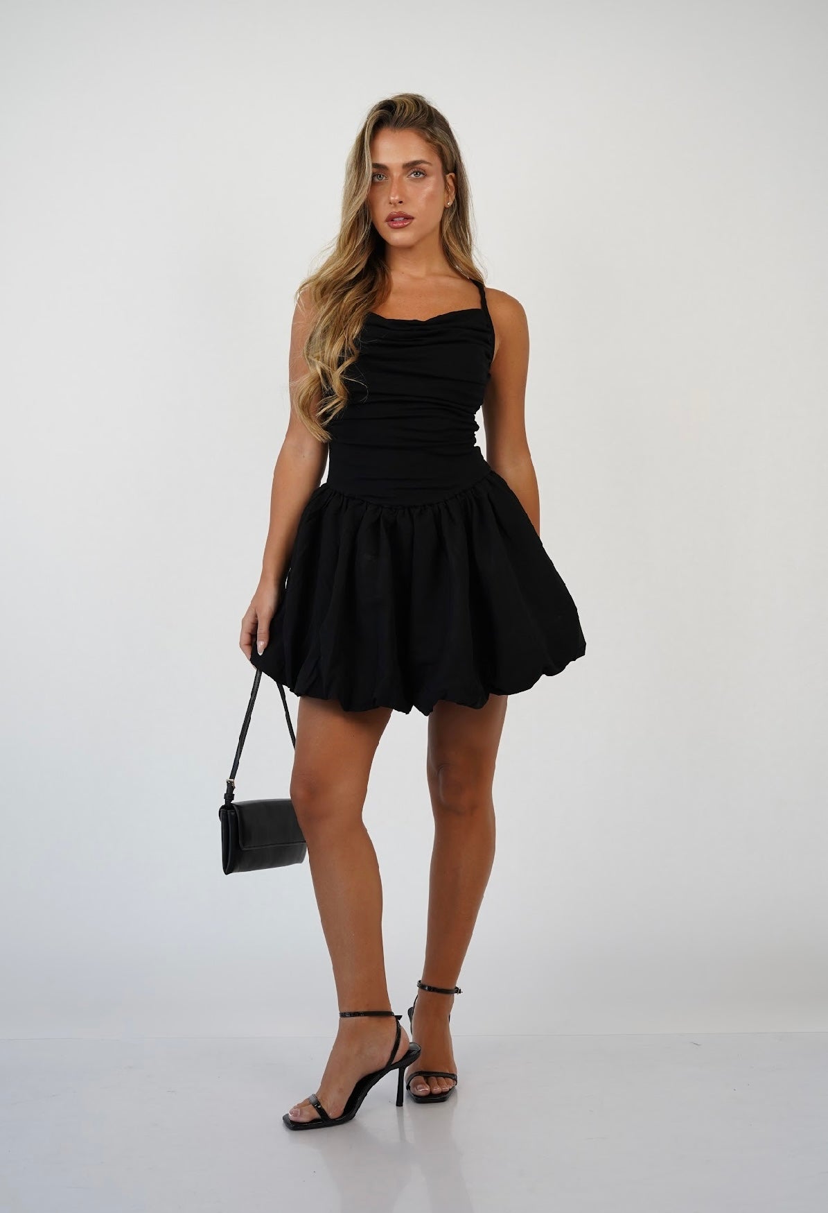 Indigo Back Opening Dress