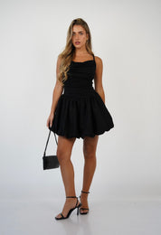 Indigo Back Opening Dress