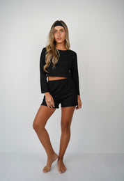 Juliette Ribbed Pajama Set