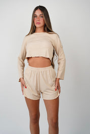 Juliette Ribbed Pajama Set