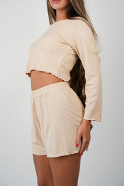 Juliette Ribbed Pajama Set