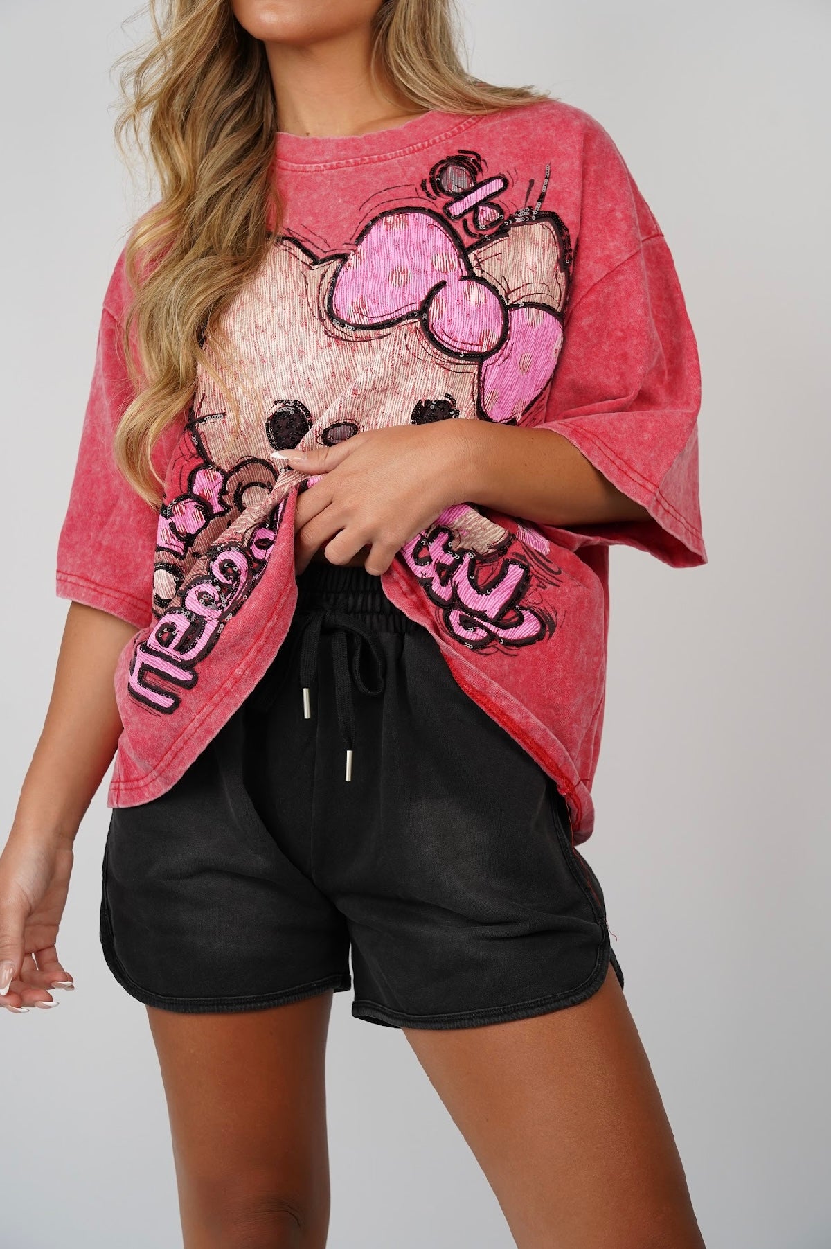 Julian Graphic Vintage Washed Shorts