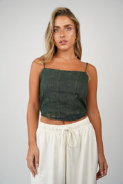 Milan Denim Tank Top