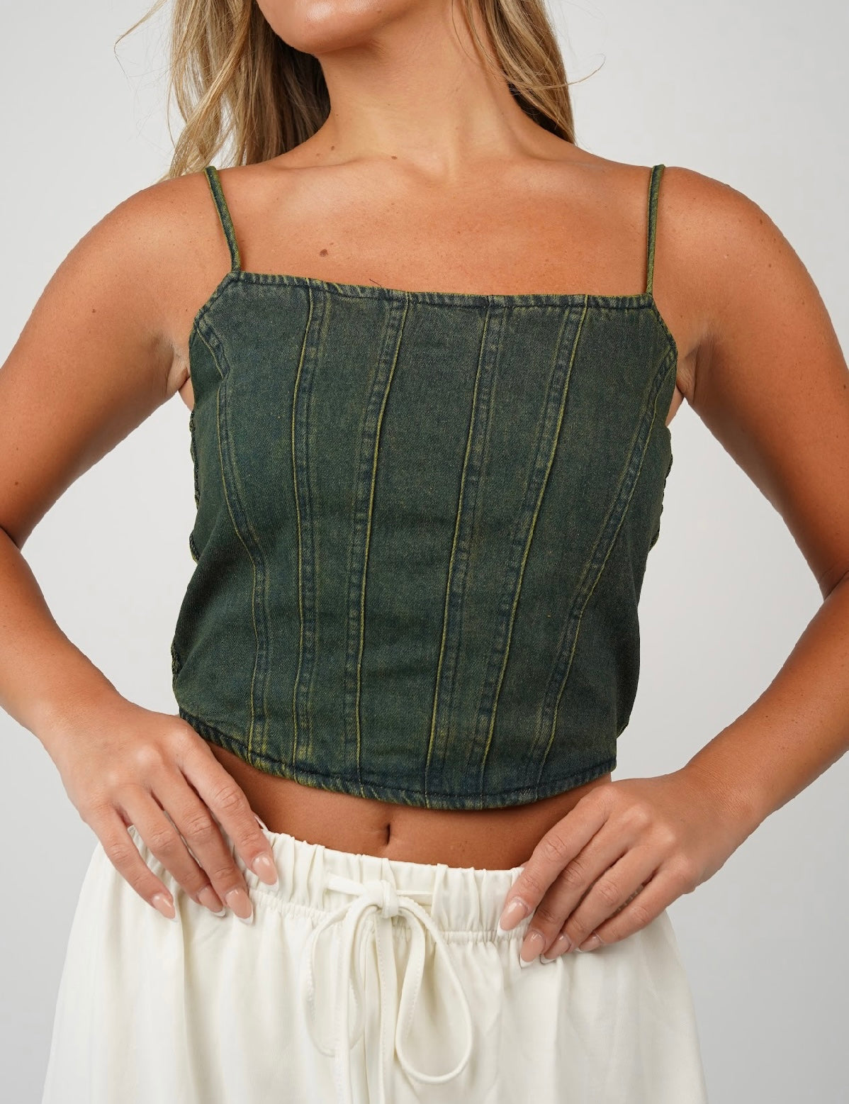 Milan Denim Tank Top