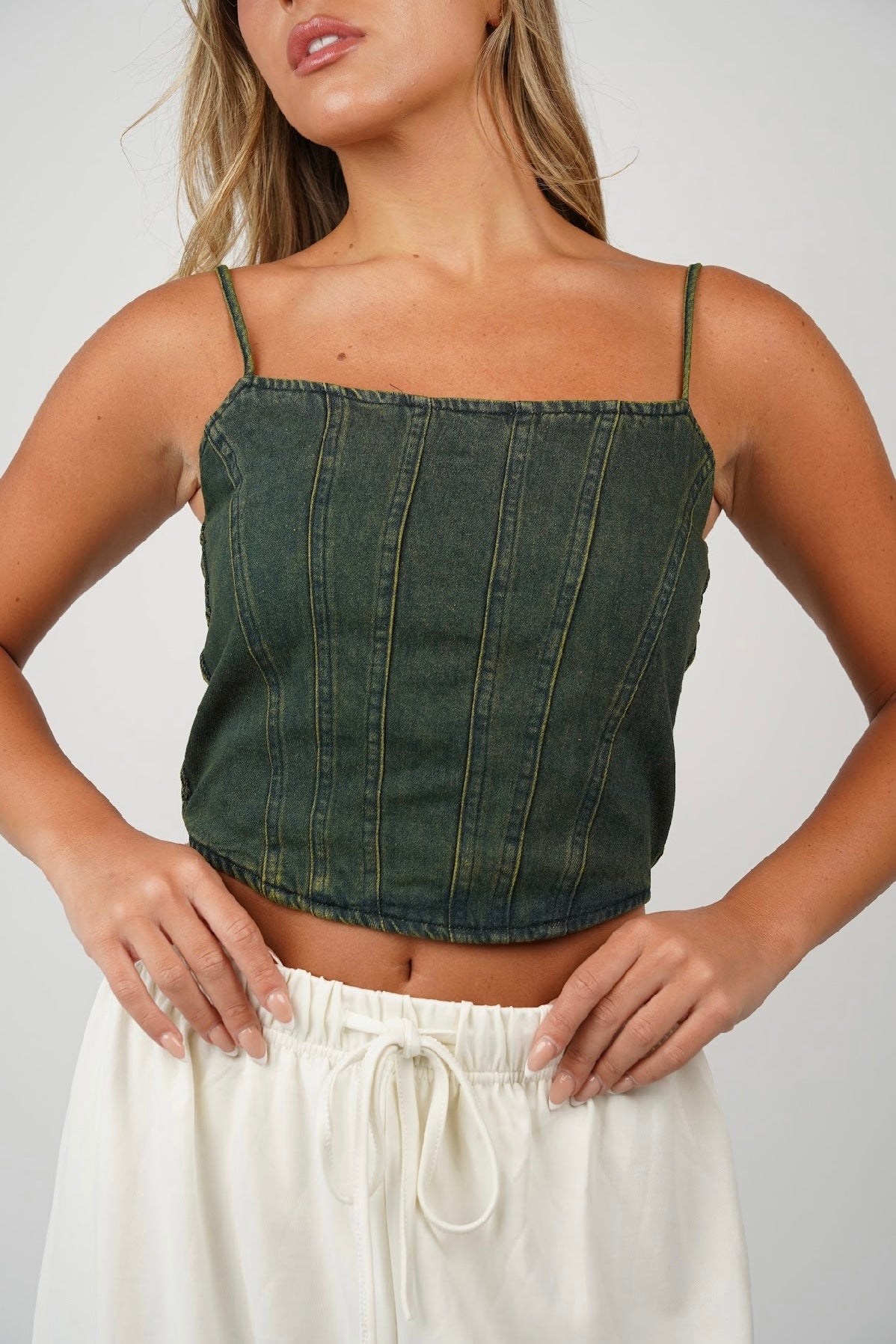Milan Denim Tank Top