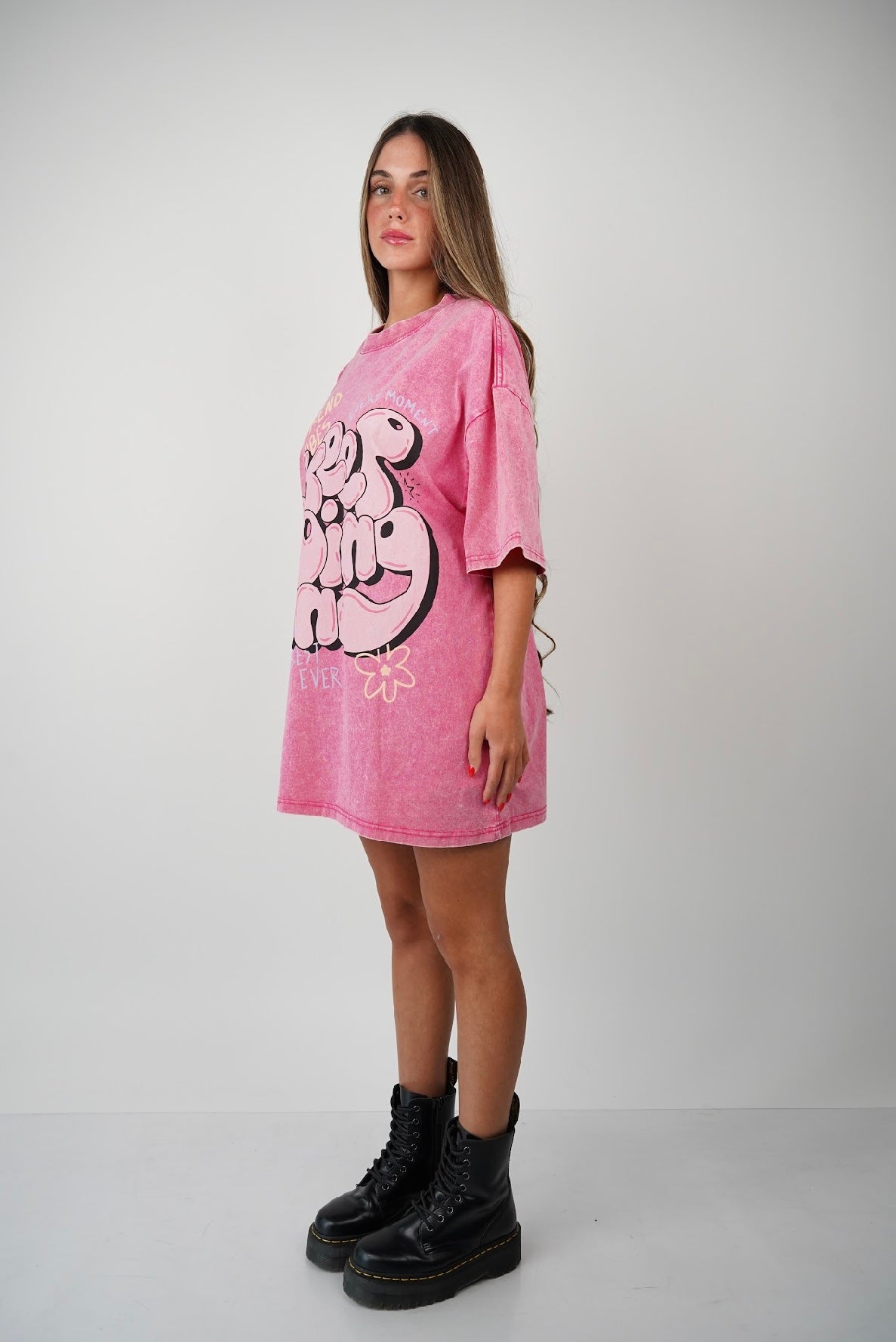 Keep Going On Oversized T Shirt