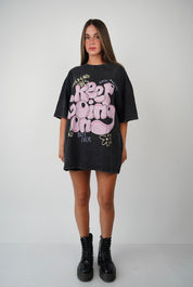 Keep Going On Oversized T Shirt