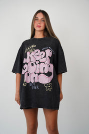 Keep Going On Oversized T Shirt