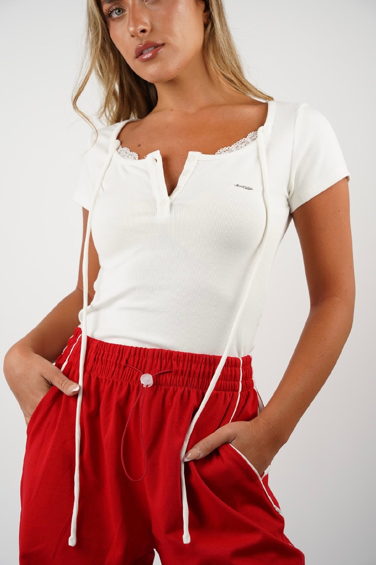 Nikol Ribbed T Shirt