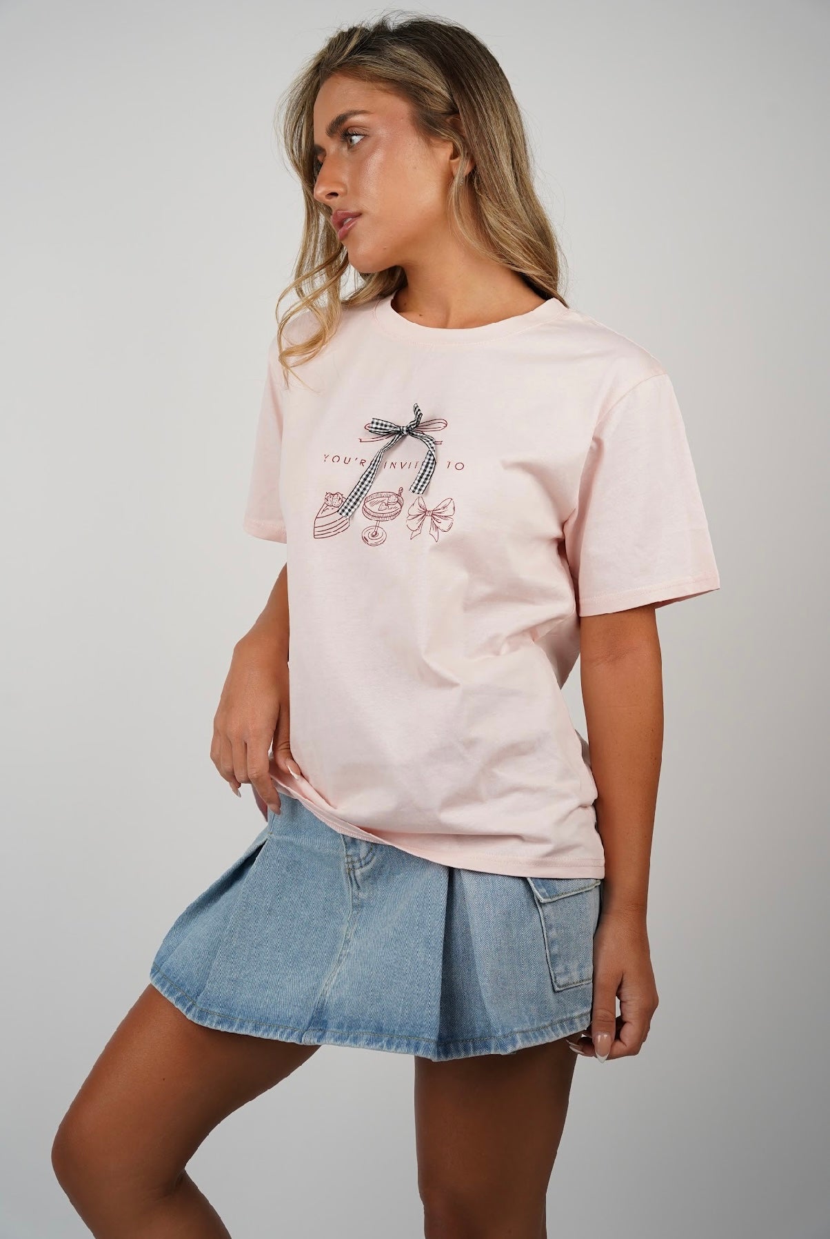 Elisa Bow Tie T Shirt
