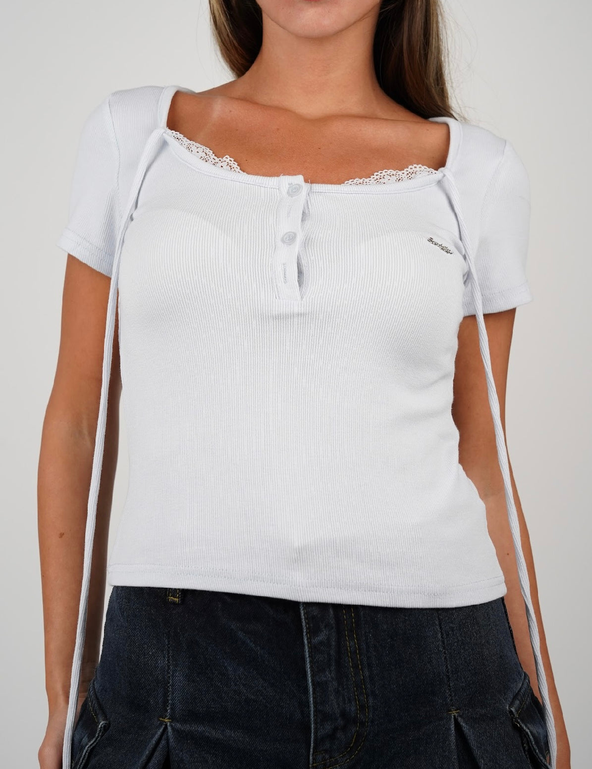 Nikol Ribbed T Shirt