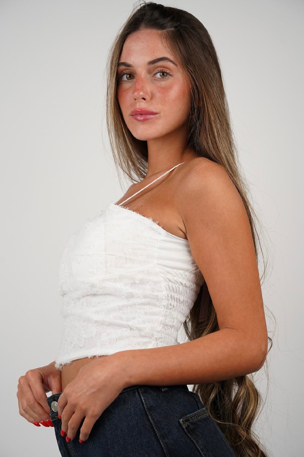 Lina Wool Pieces Tank Top