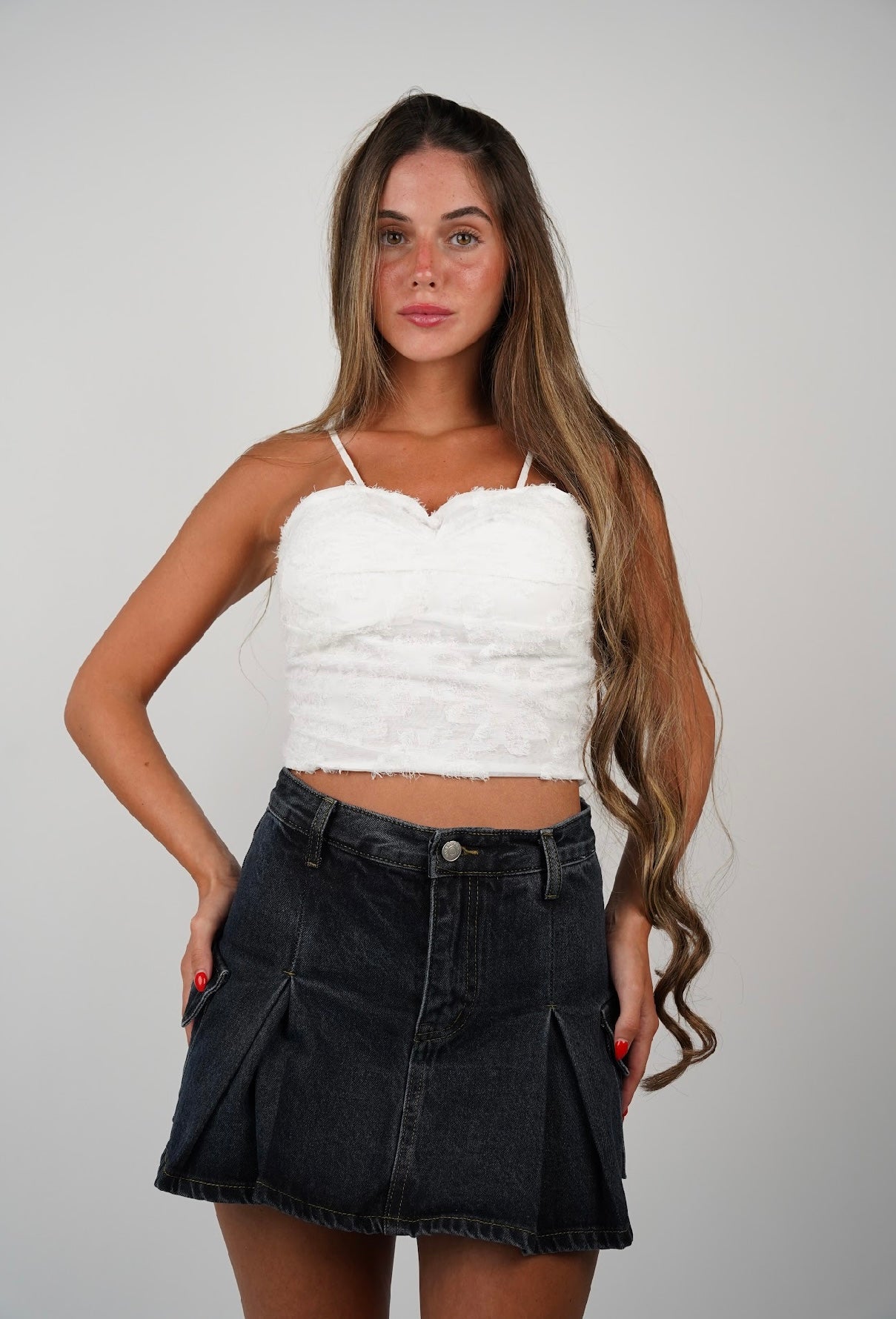 Lina Wool Pieces Tank Top