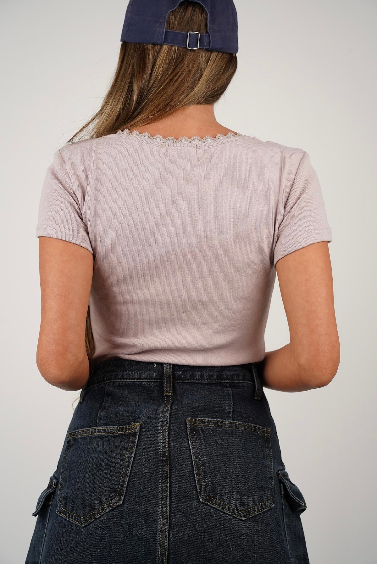Anna Ribbed T Shirt