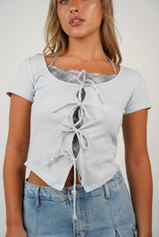 Ariel Front Ties T Shirt