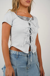 Ariel Front Ties T Shirt