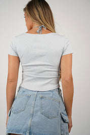 Ariel Front Ties T Shirt
