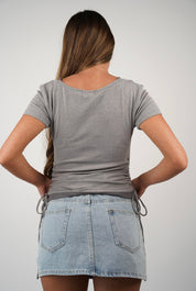 Mia Side Contractions T Shirt