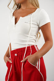 Nikol Ribbed T Shirt
