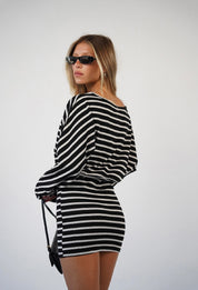 שמלת מיני פסים סטלה
