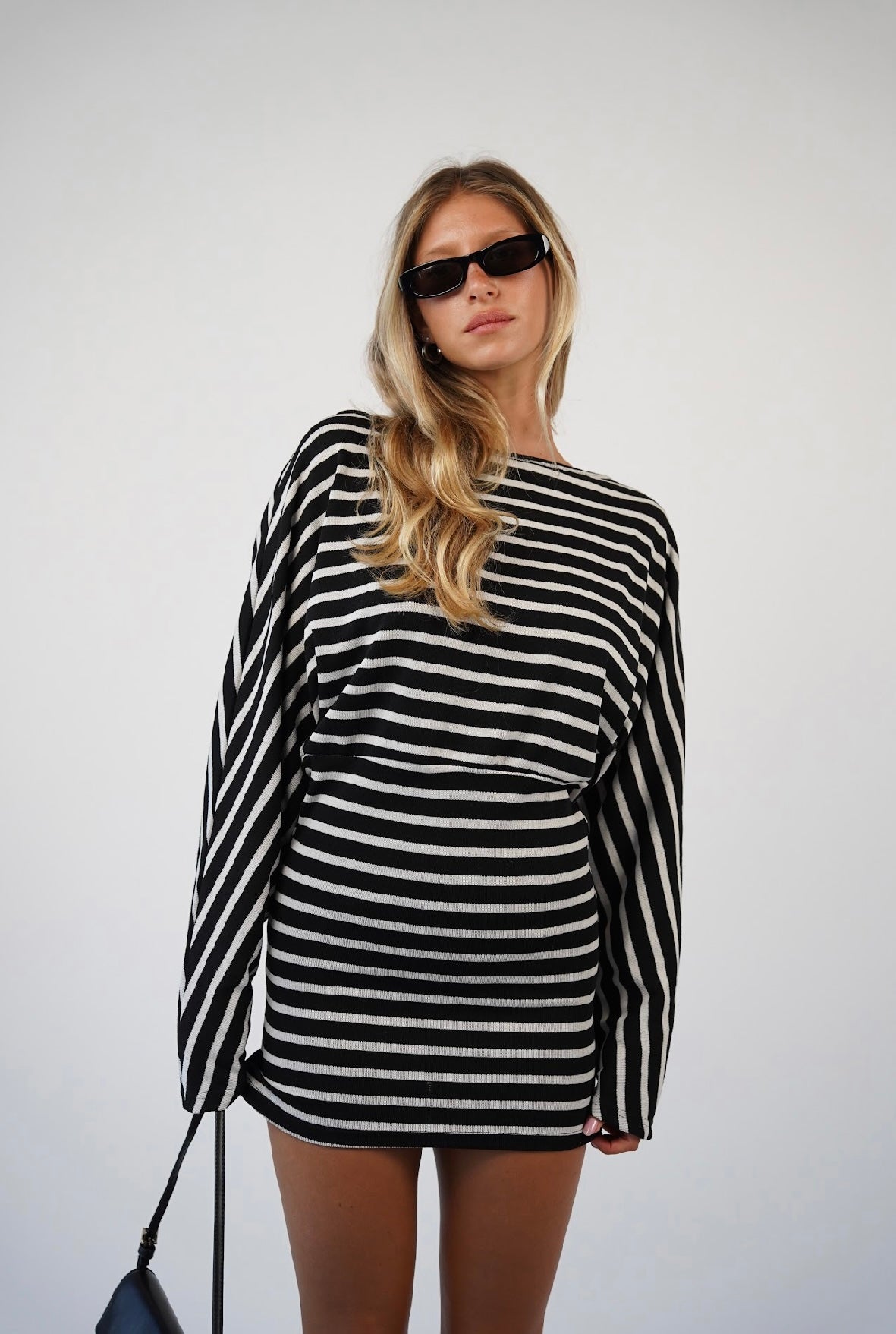 שמלת מיני פסים סטלה