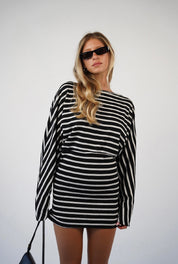 שמלת מיני פסים סטלה