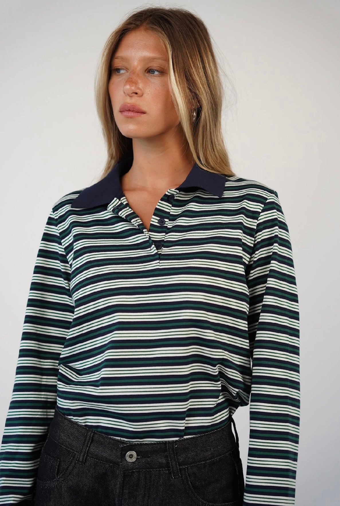 חולצת פולו פסים רוני