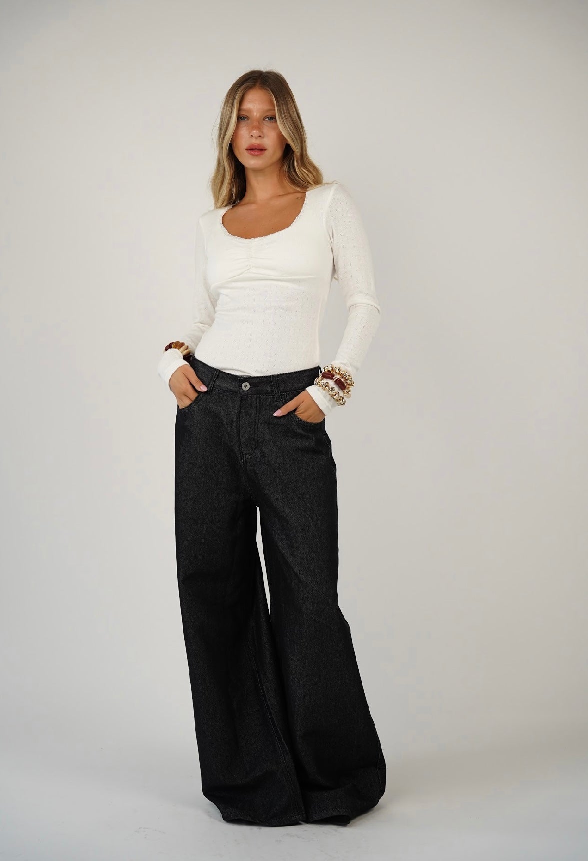 חולצת גימור פרחוני סטייסי